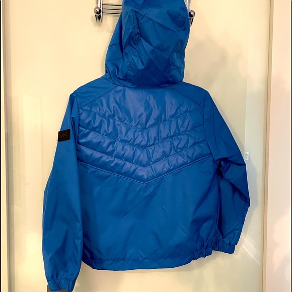NWT! MICHAEL KORS 3T Cobalt Blue Transitional Jacket w/ Hood ( lightweight) - Picture 2 of 7